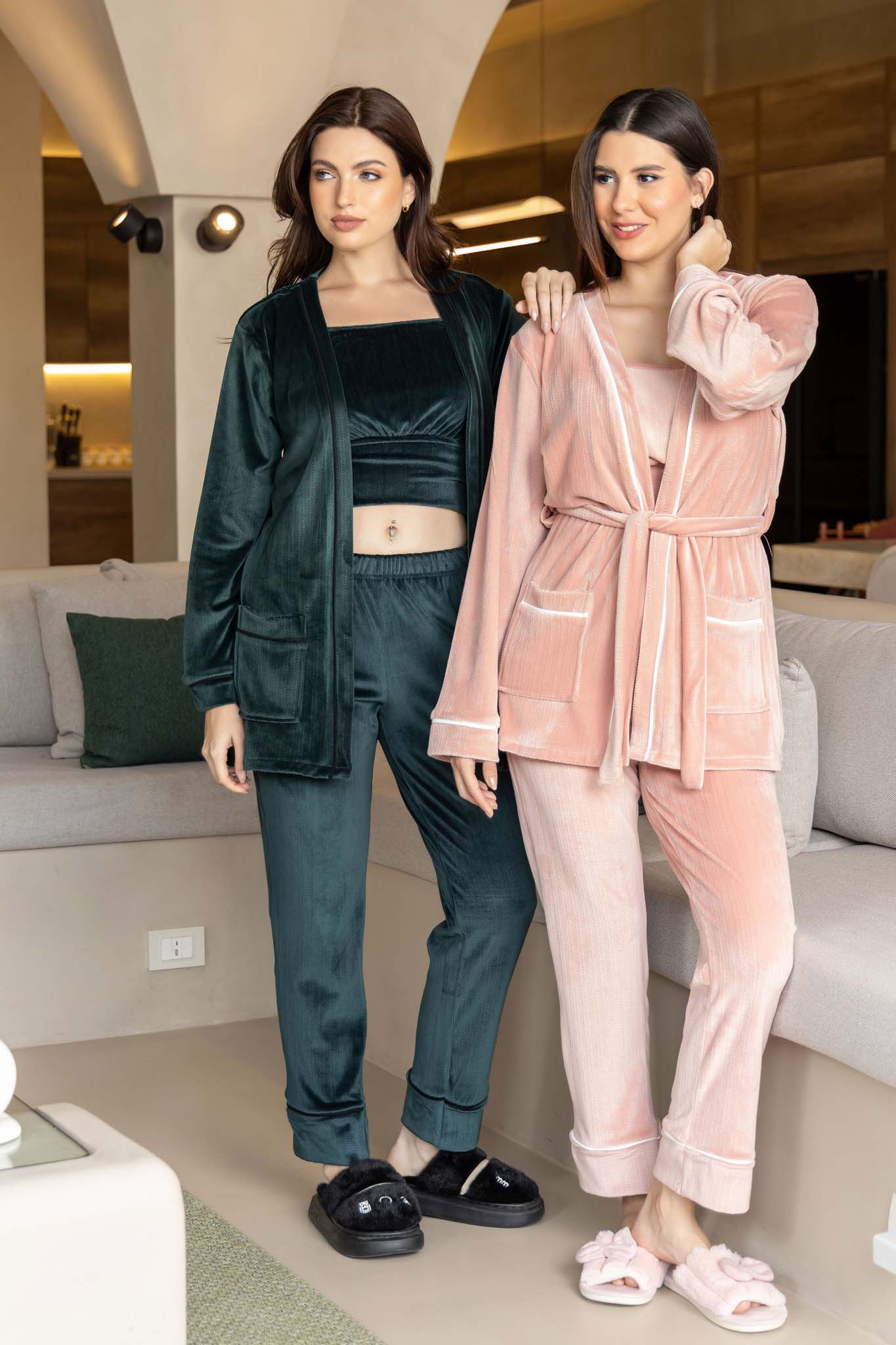 Velvet Chic Loungewear: Soft, Stylish, and Perfectly Relaxed Set.