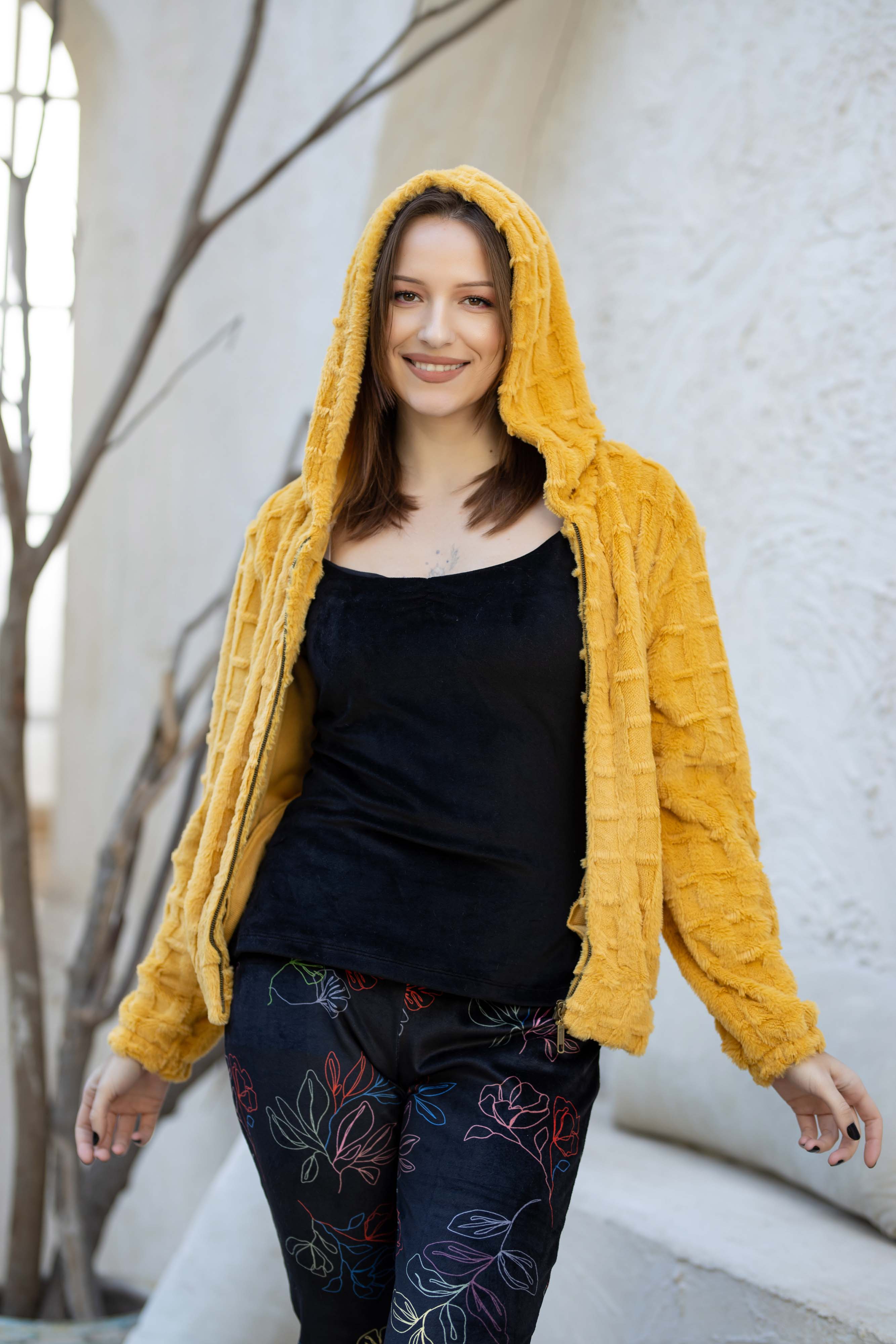 3 قطع بيجامة فرو