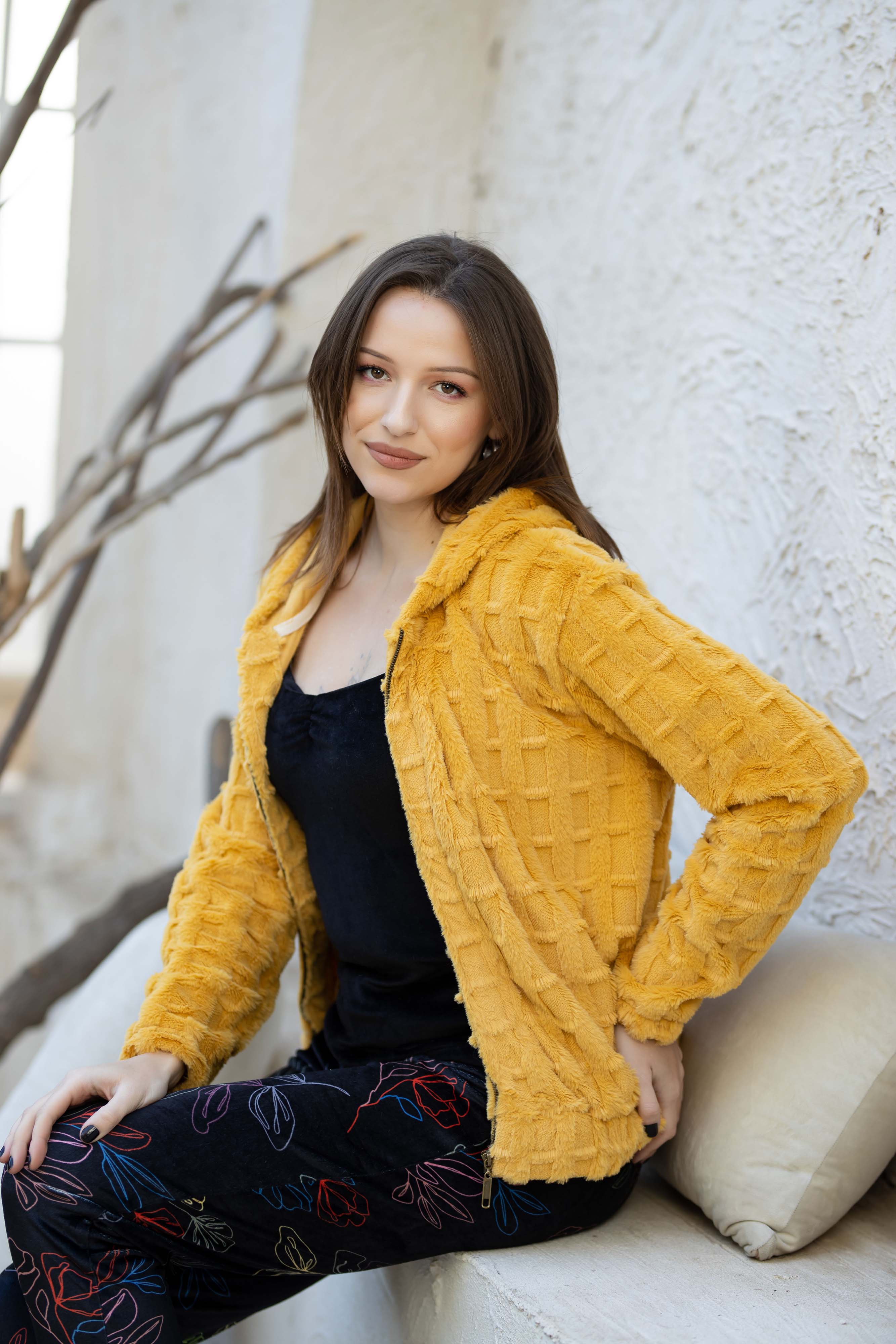 3 قطع بيجامة فرو