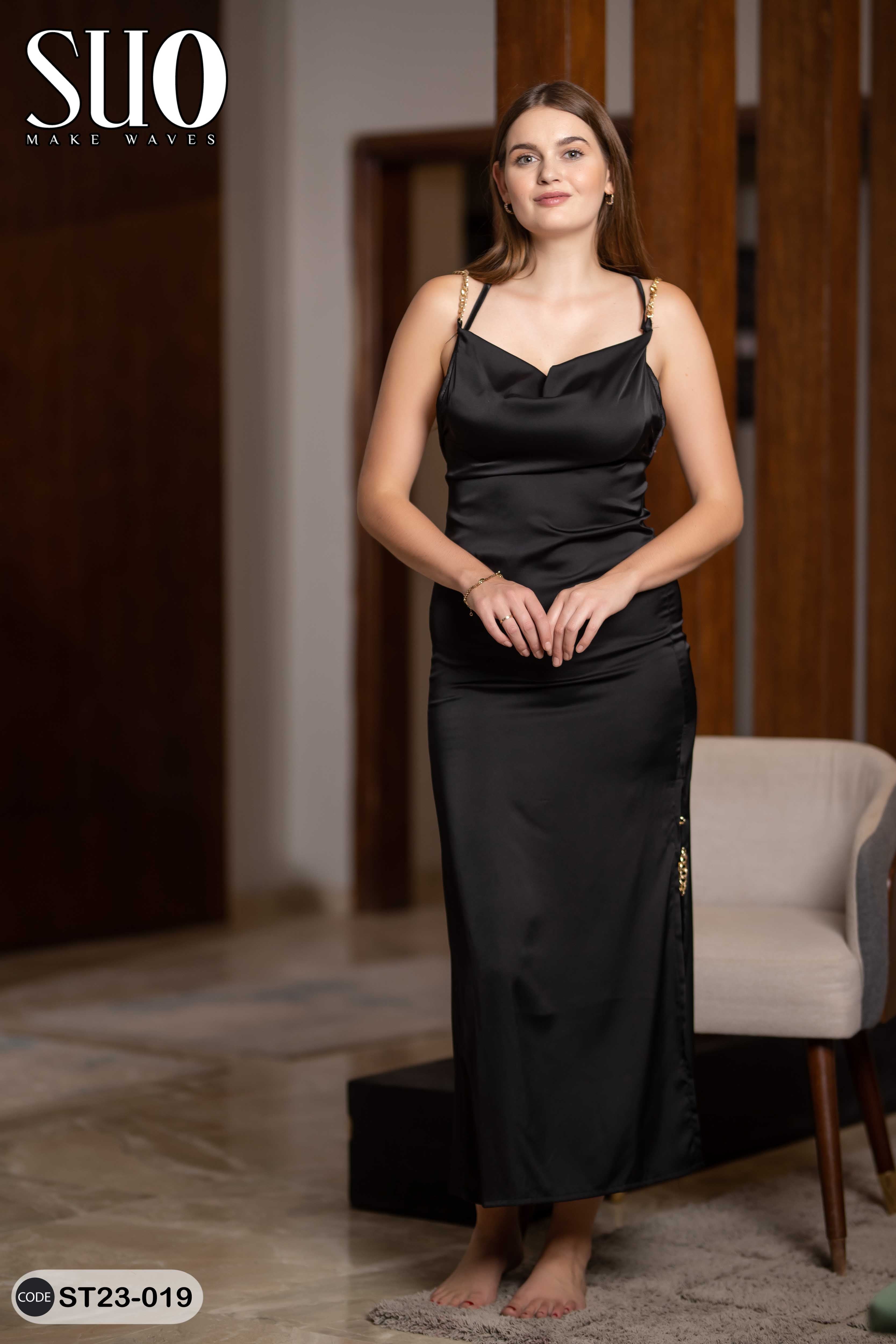 Luxe Slip Chain Dress