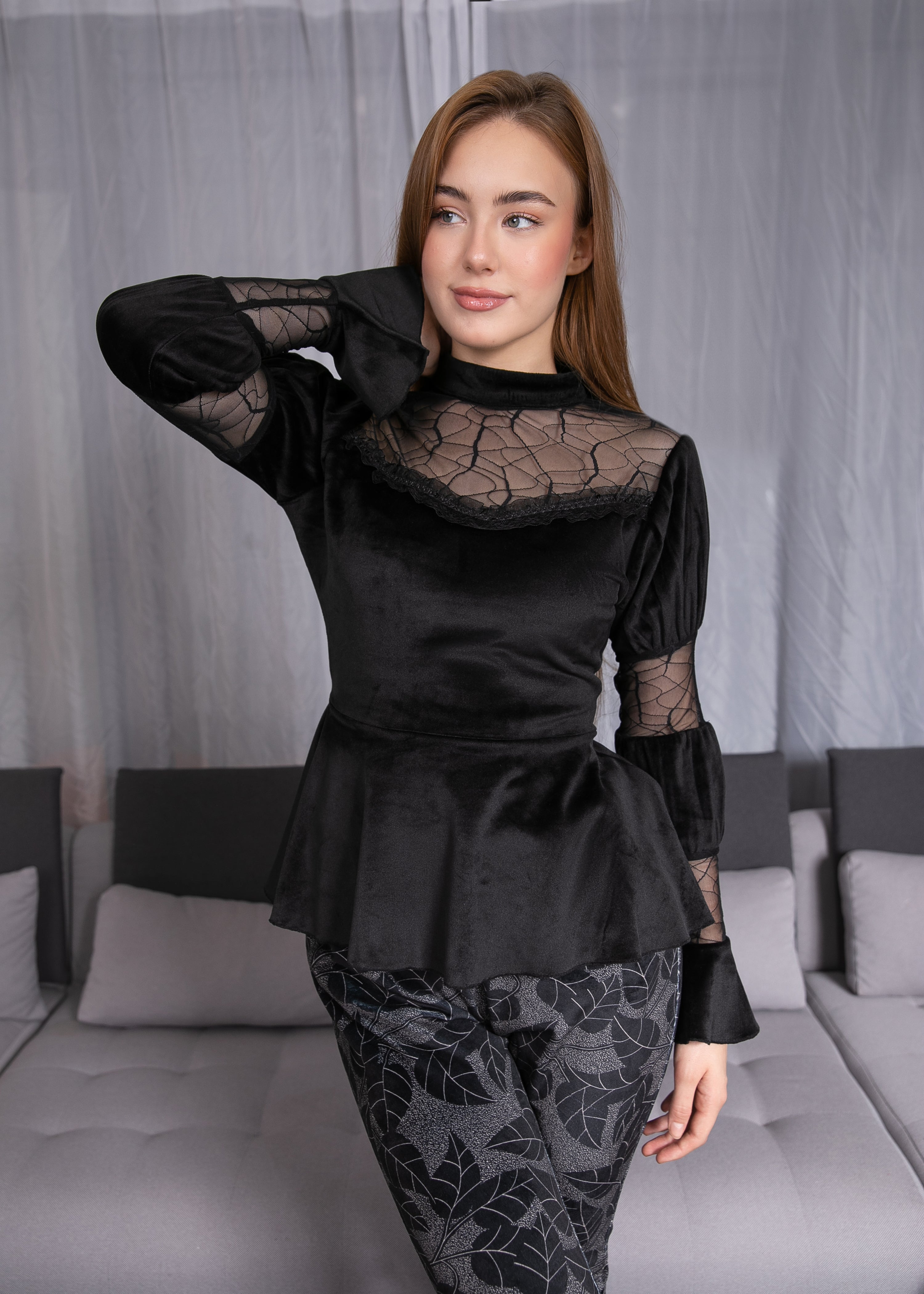 2 PCS VELVET PJ