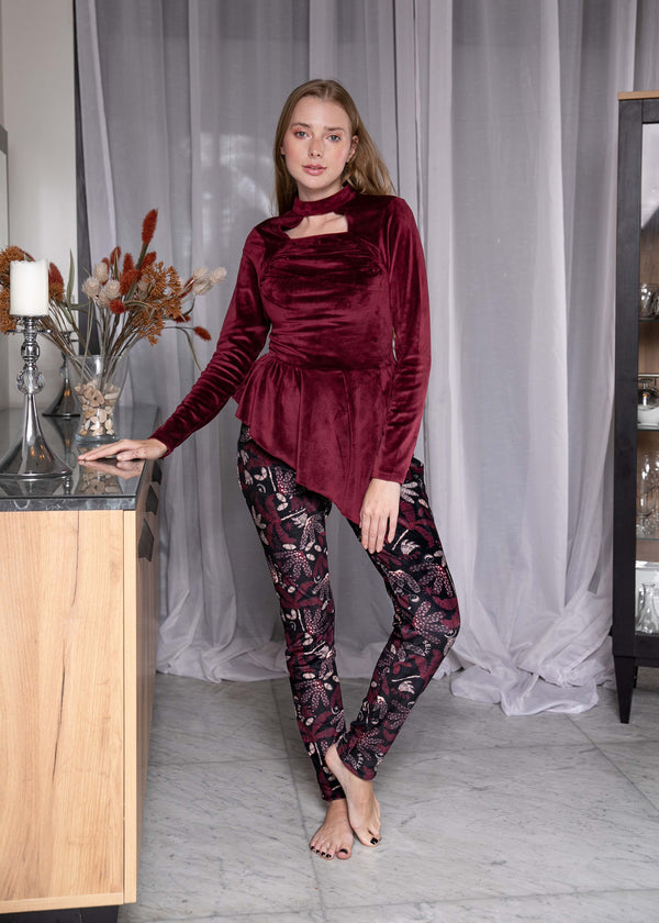 2 PCS VELVET PJ