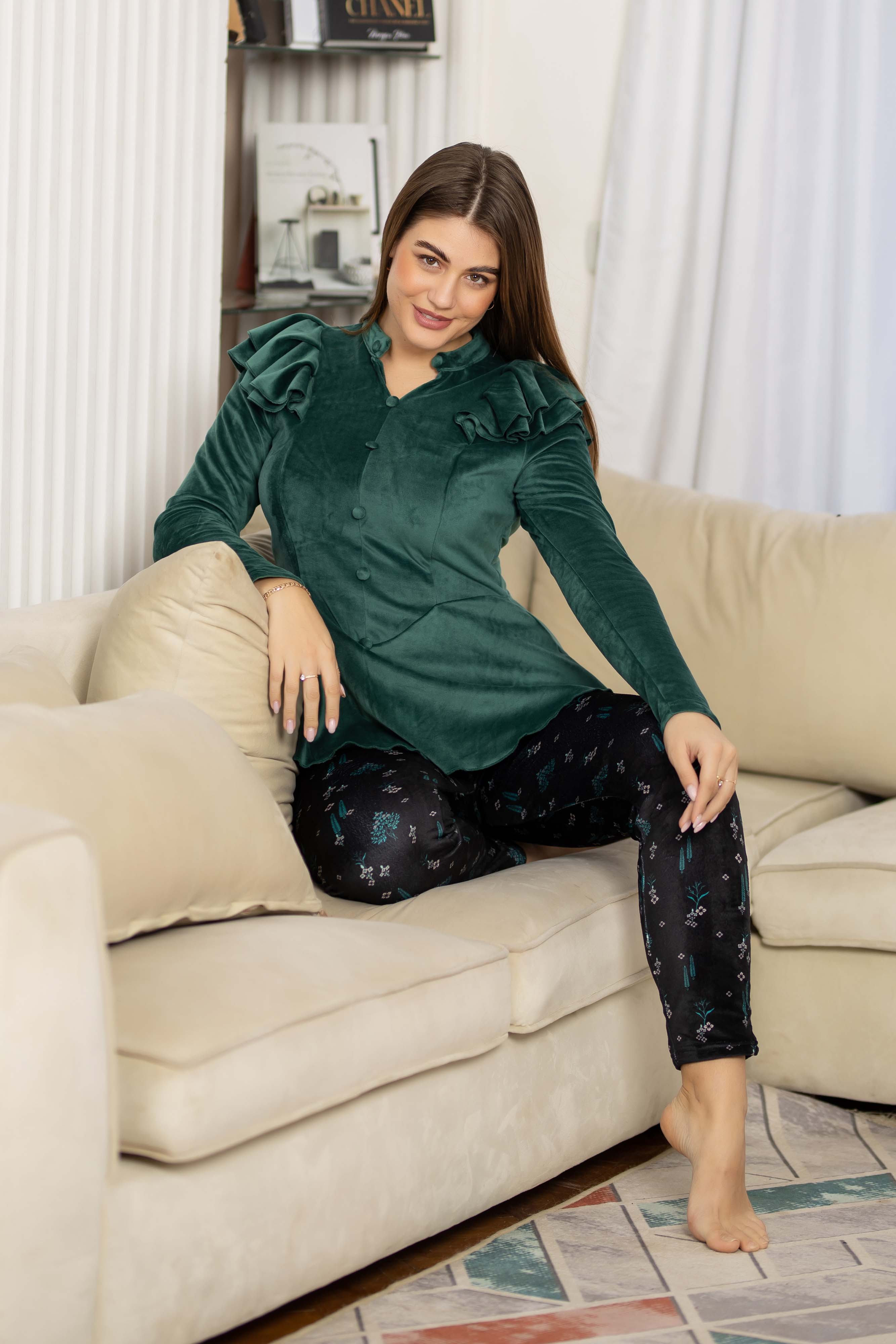 2 PCS VELVET PJ