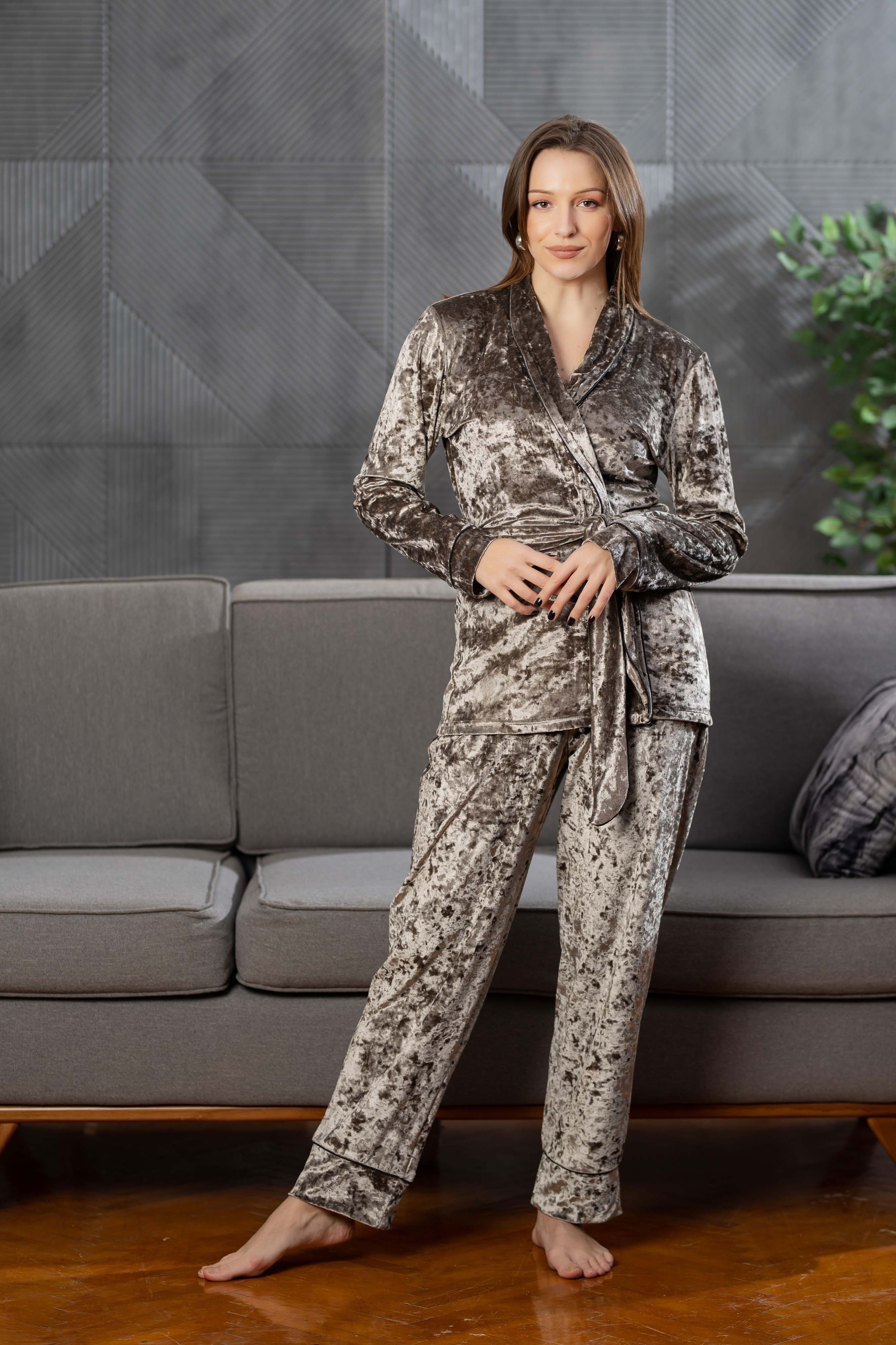 2 PCS VELVET PJ