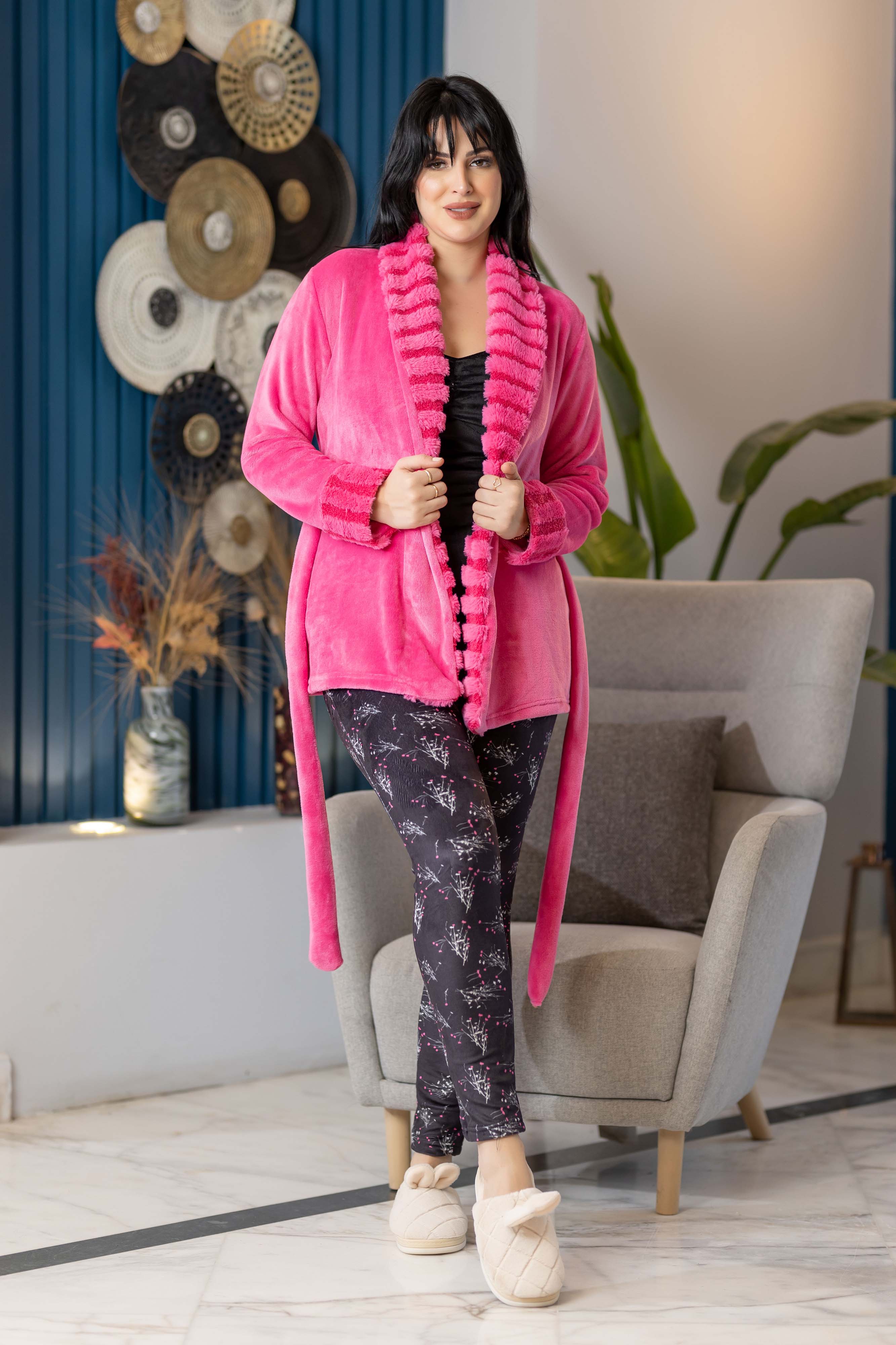 بيجامة بولار 3 قطع