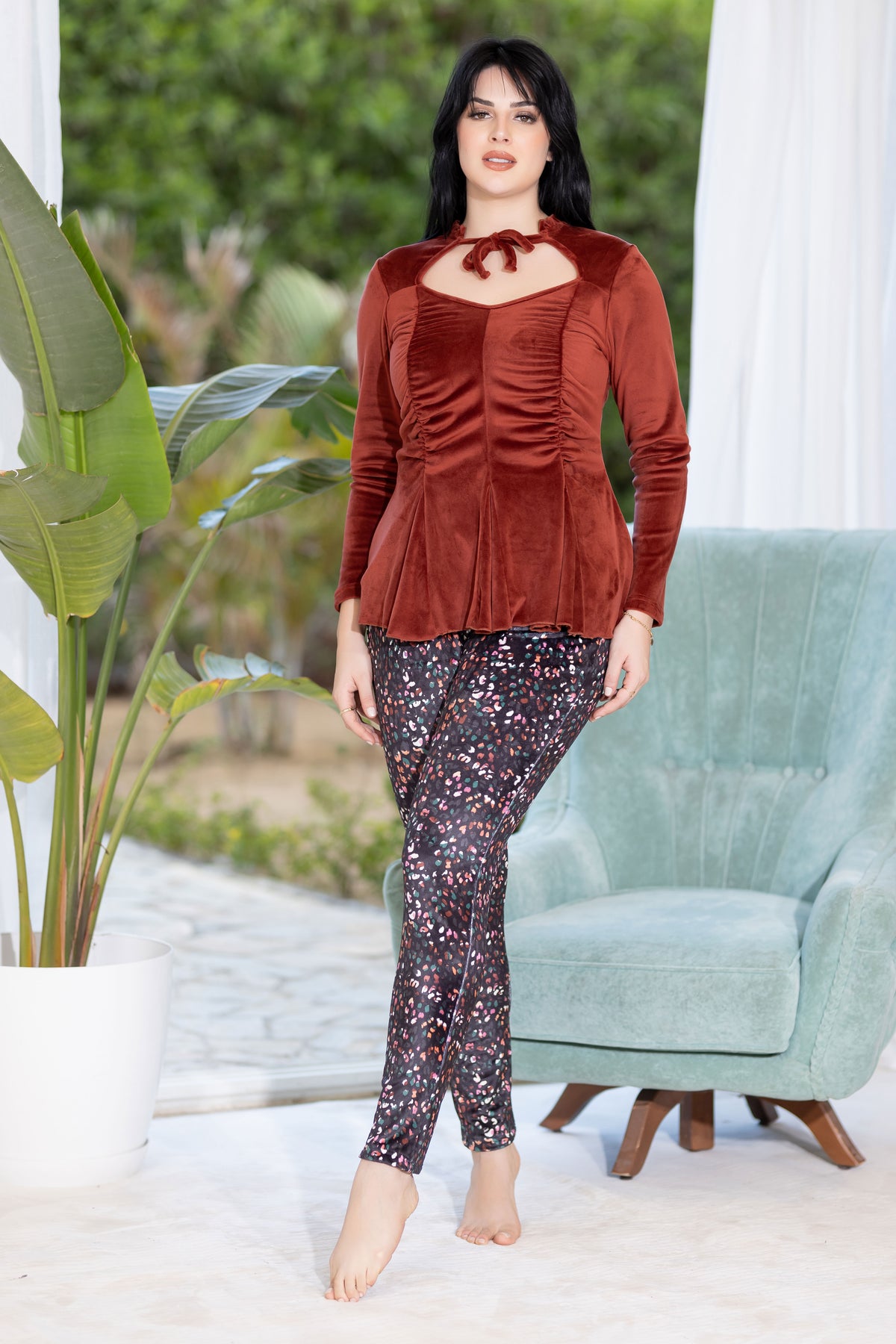 Pajama Velvet 2 Pieces