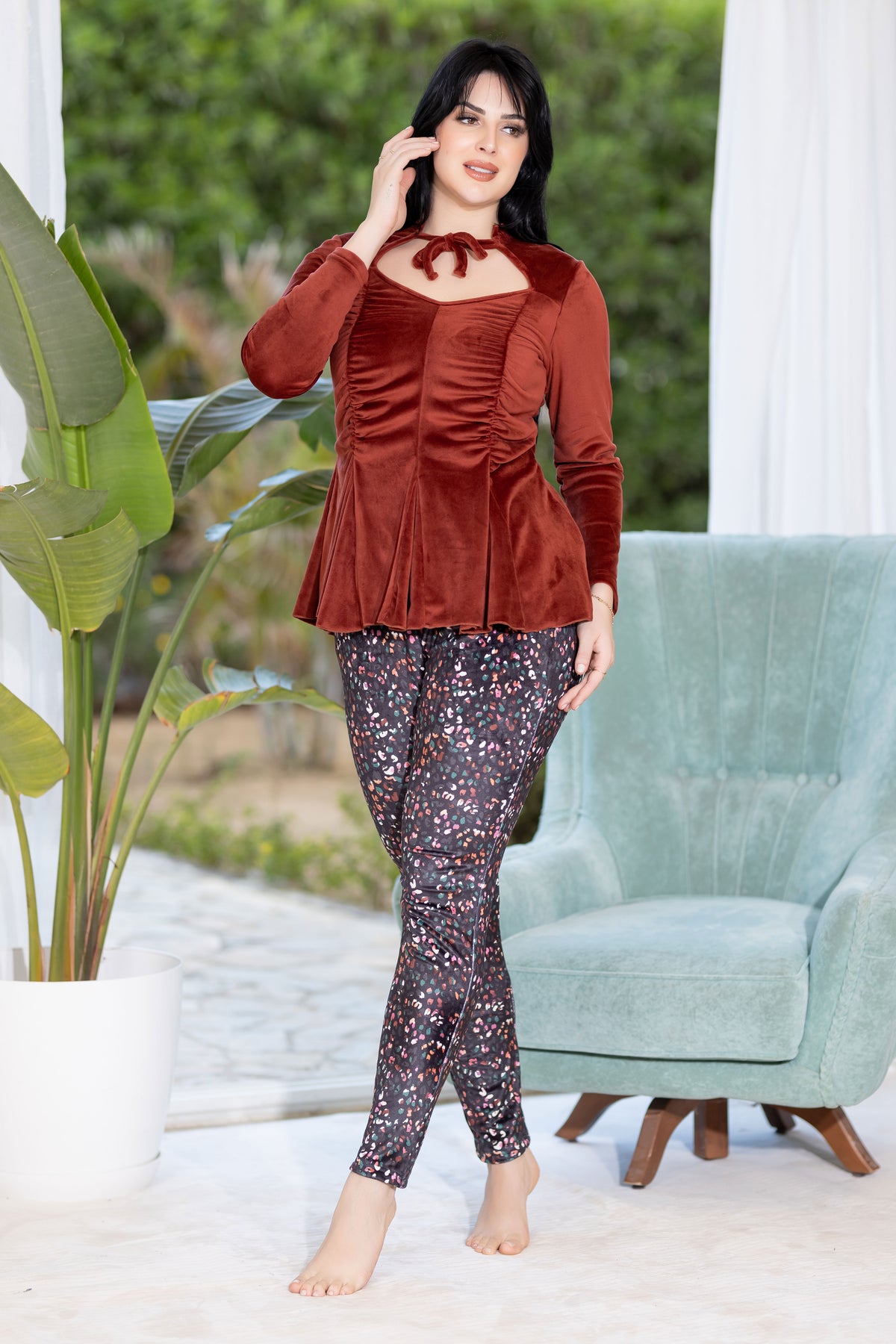 Pajama Velvet 2 Pieces