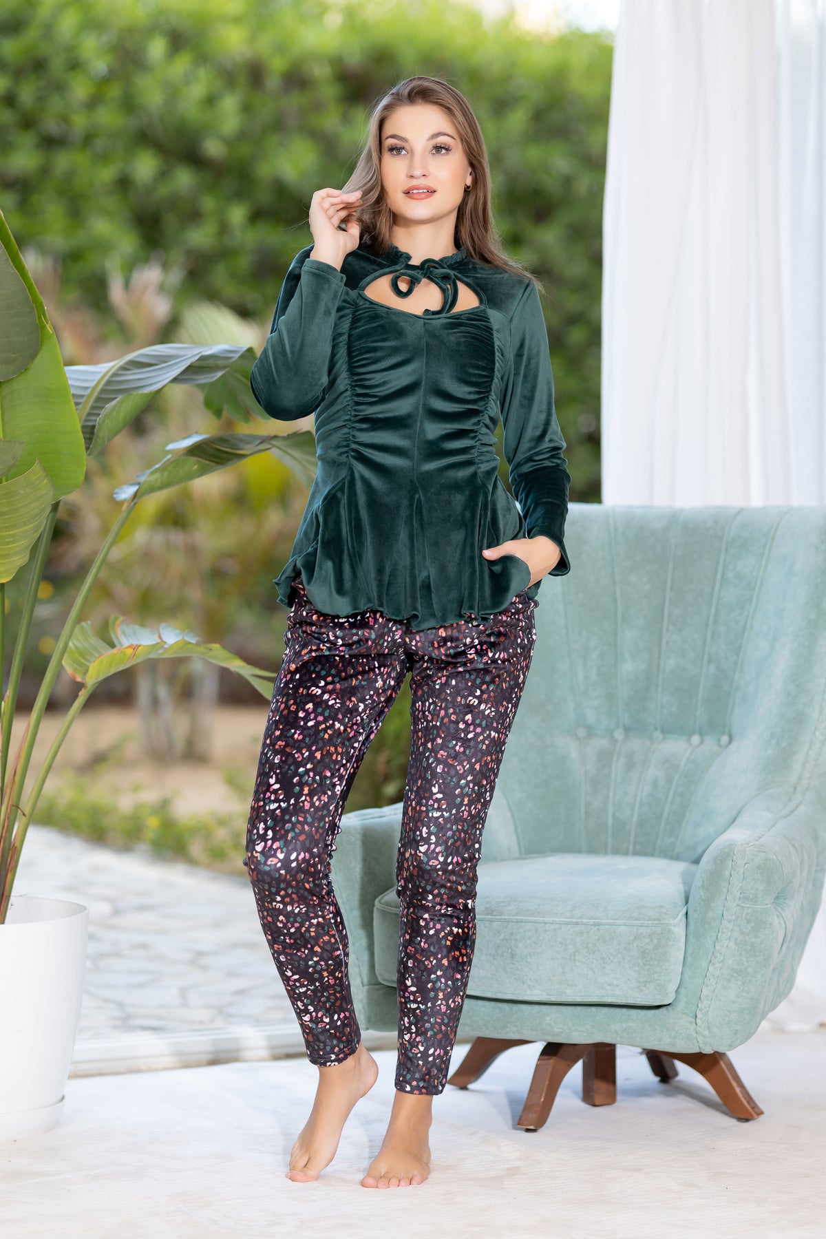 Pajama Velvet 2 Pieces