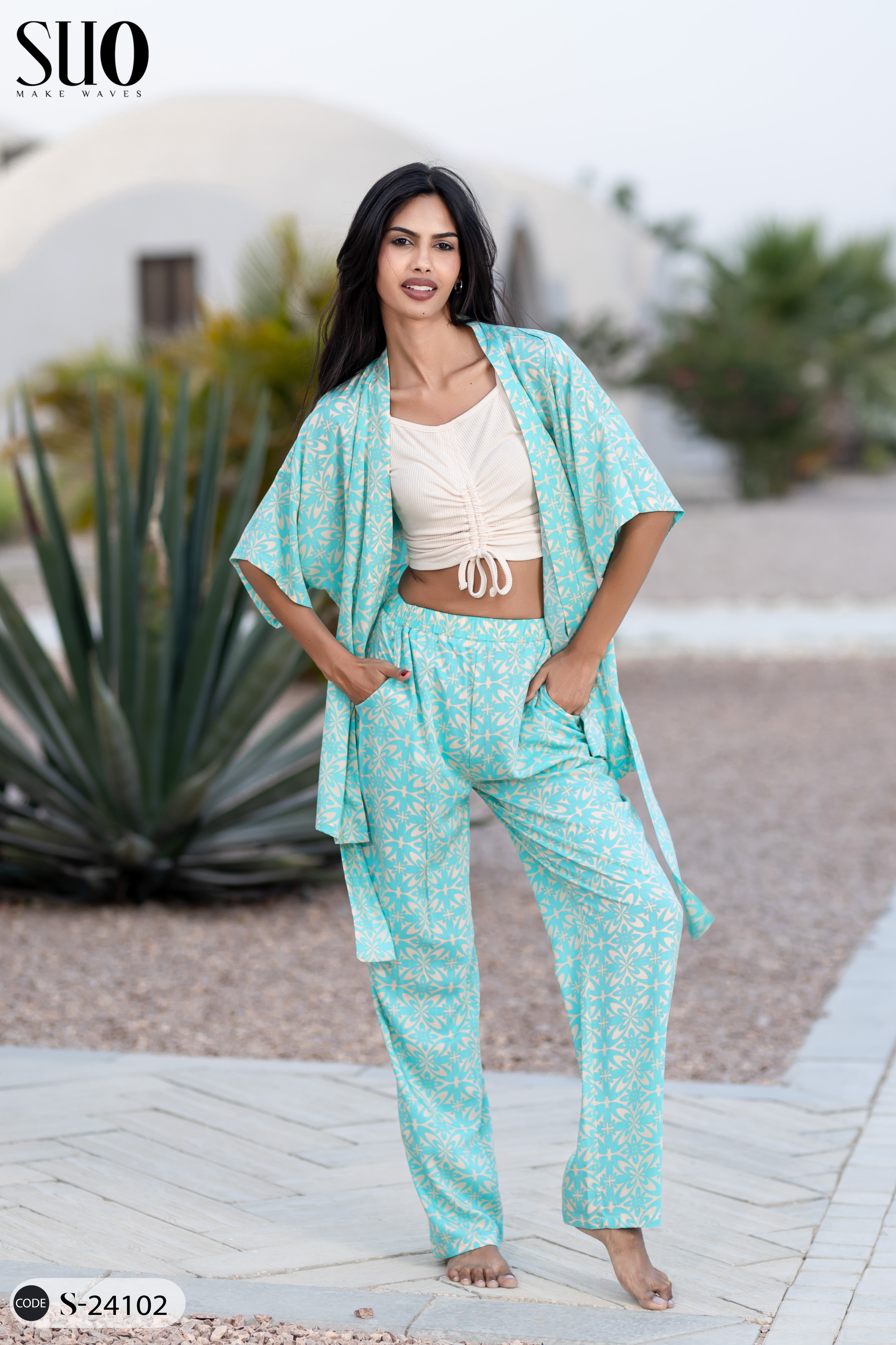 بيجامة 3 قطع