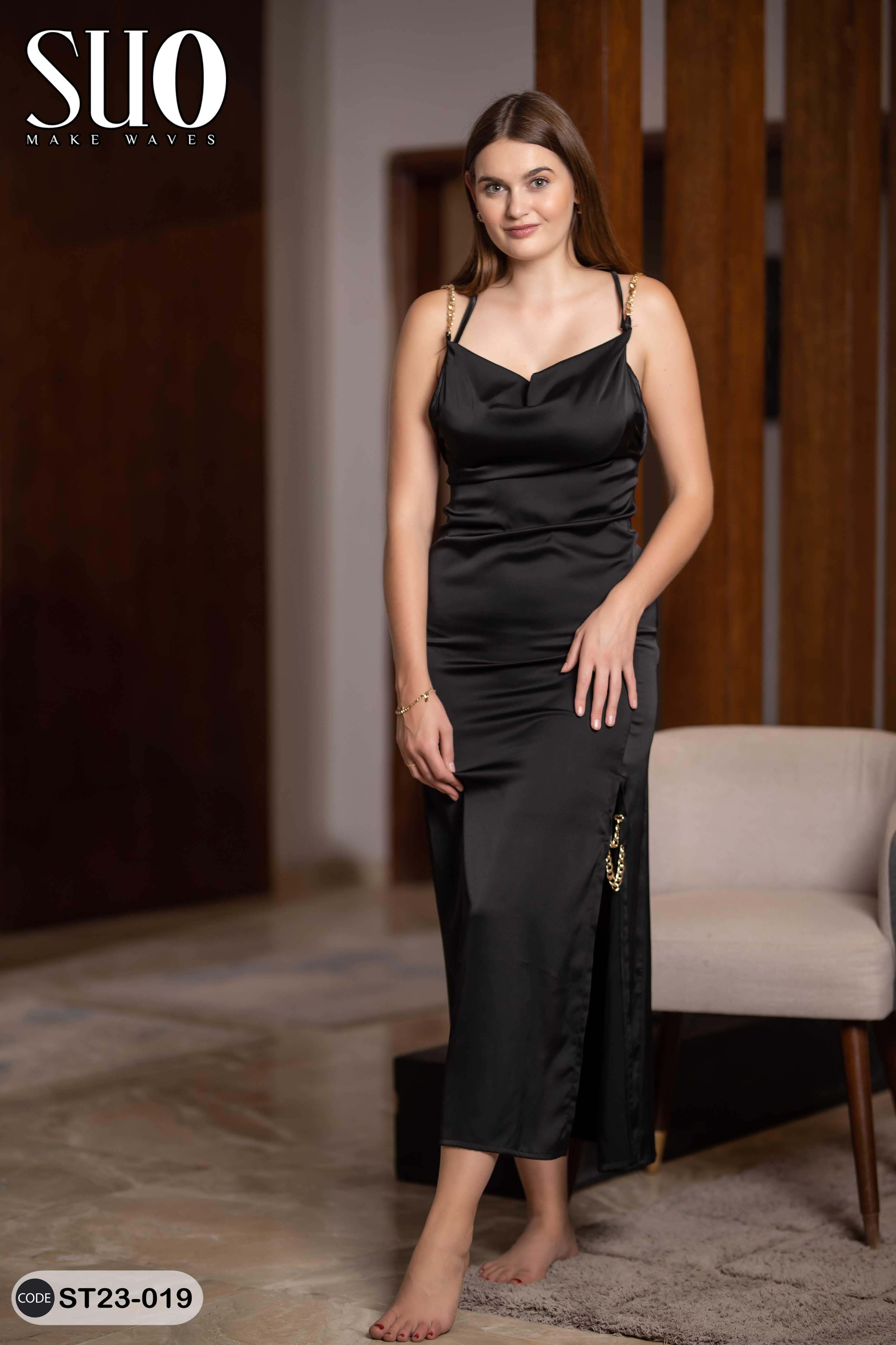 Luxe Slip Chain Dress