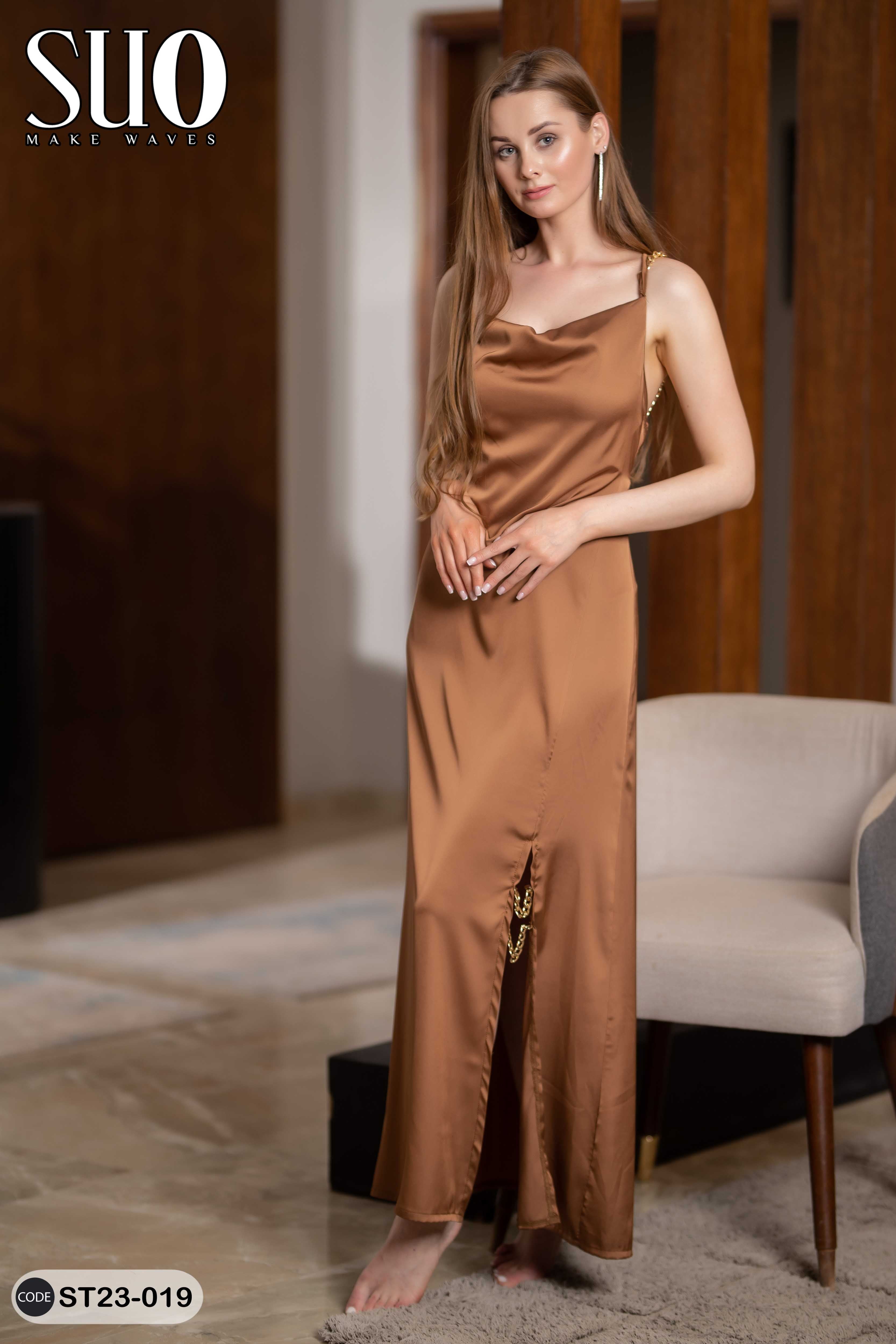 Luxe Slip Chain Dress