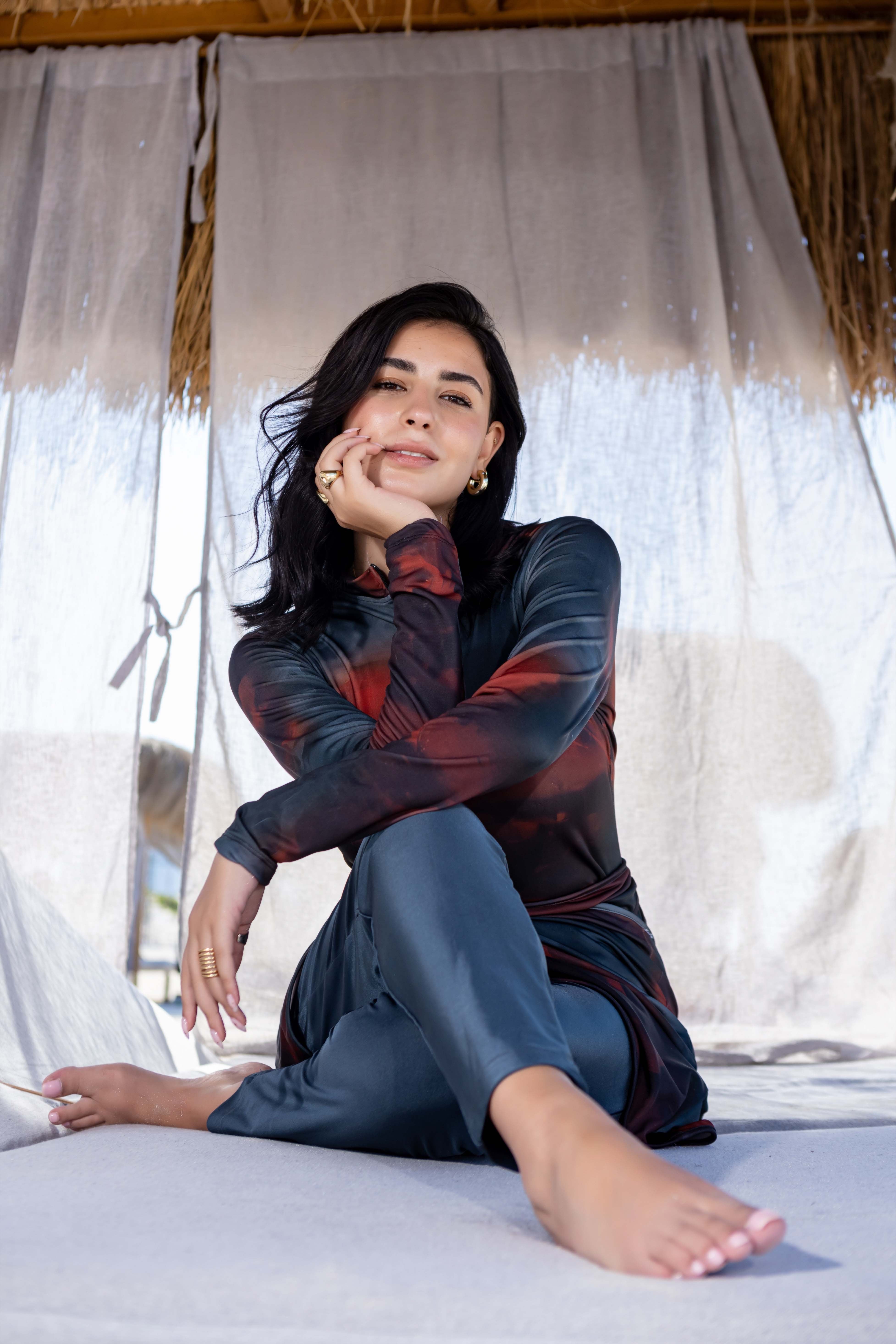 Women’s Burkini 5 Pieces Modest Swimwear Set